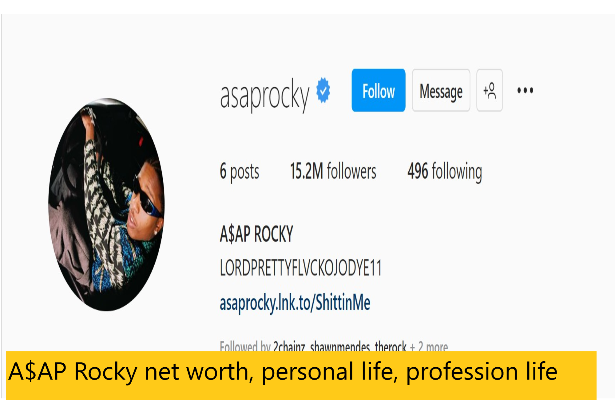 ASAP Rocky Biography